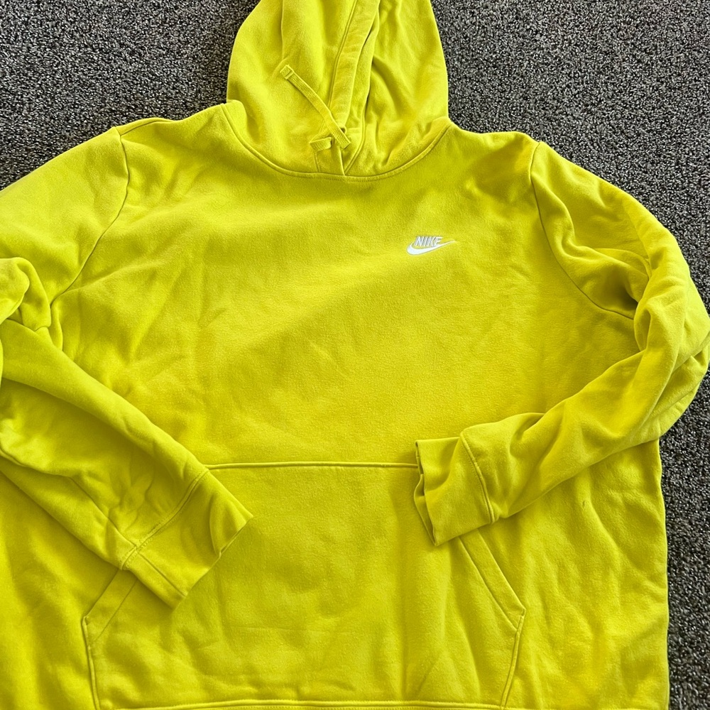 Nike Women's Yellow Hoodie Sweater